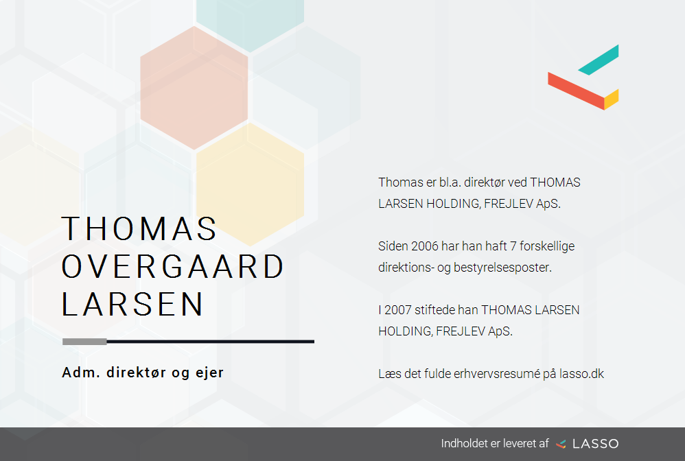 Gå til kredsløbet aritmetik hud Thomas Overgaard Larsen - Roller i dansk erhvervsliv