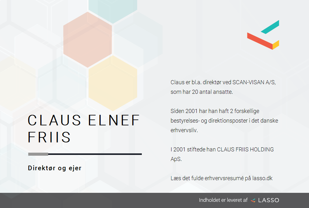 Claus Elnef Friis - Roller i erhvervsliv