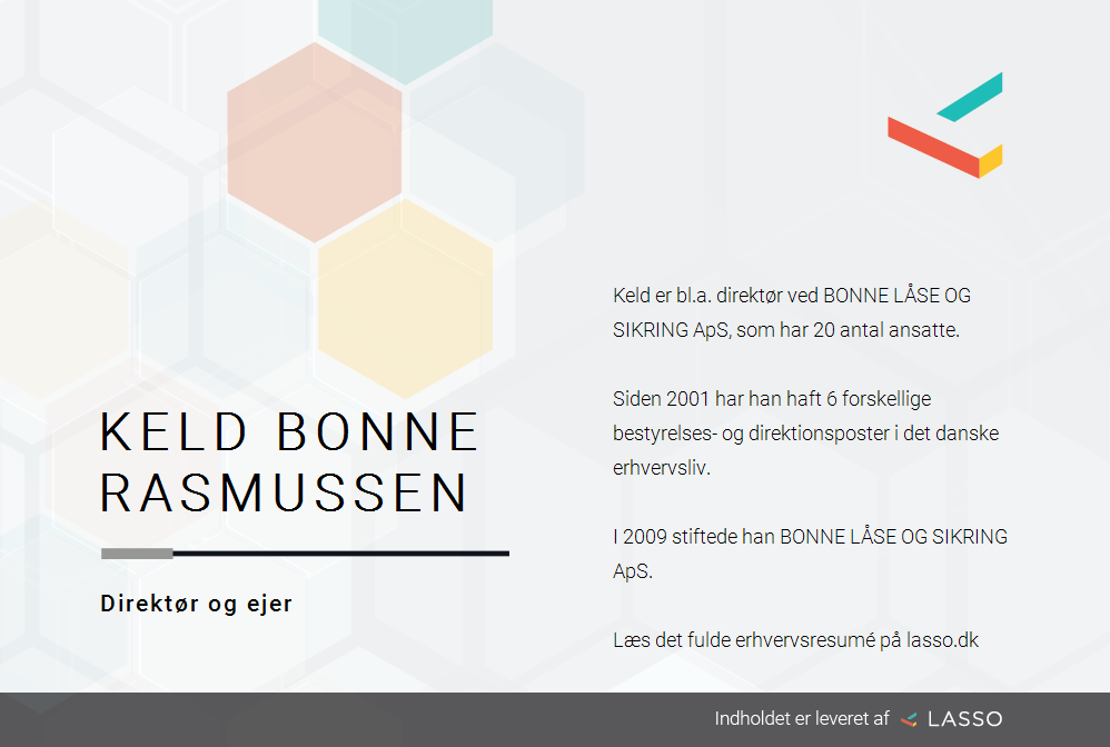 Keld Bonne Rasmussen Roller i dansk erhvervsliv