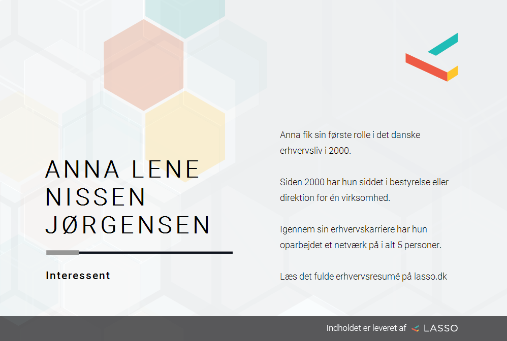 Anna Lene Nissen Jørgensen - dansk
