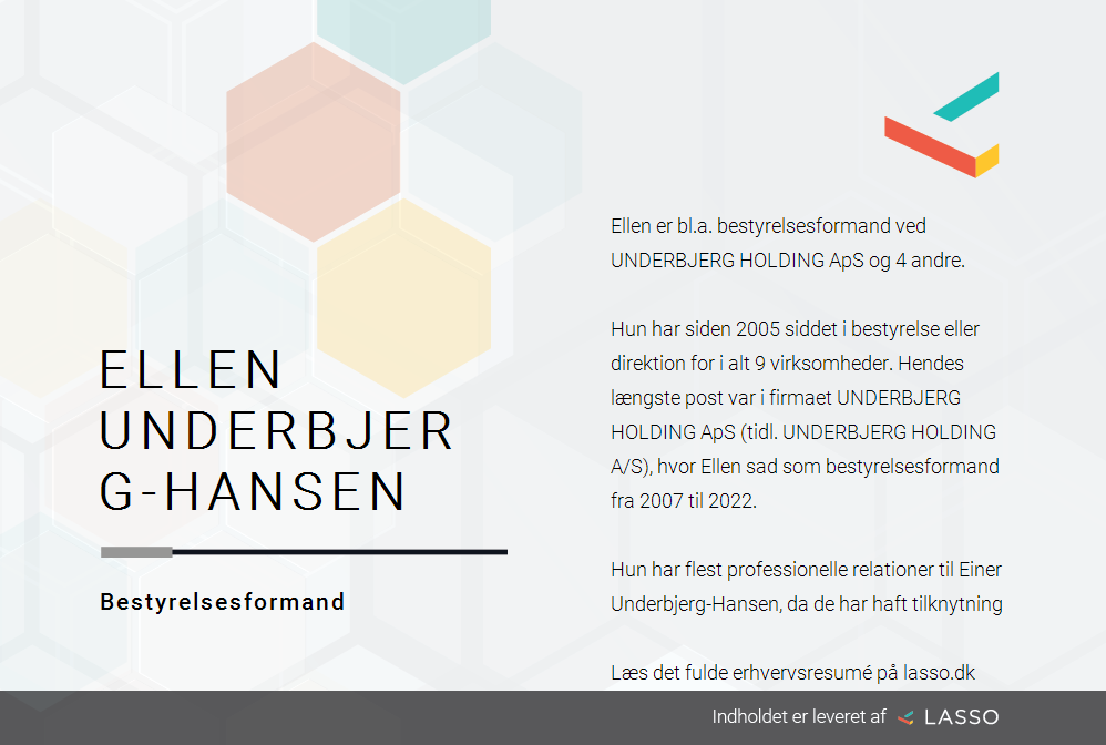 Underbjerg-Hansen - Roller i erhvervsliv