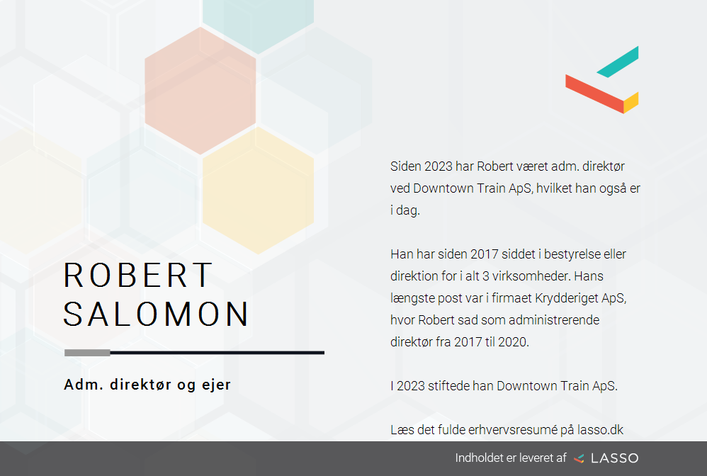 Slør Bage opnåelige Robert Salomon - Roller i dansk erhvervsliv