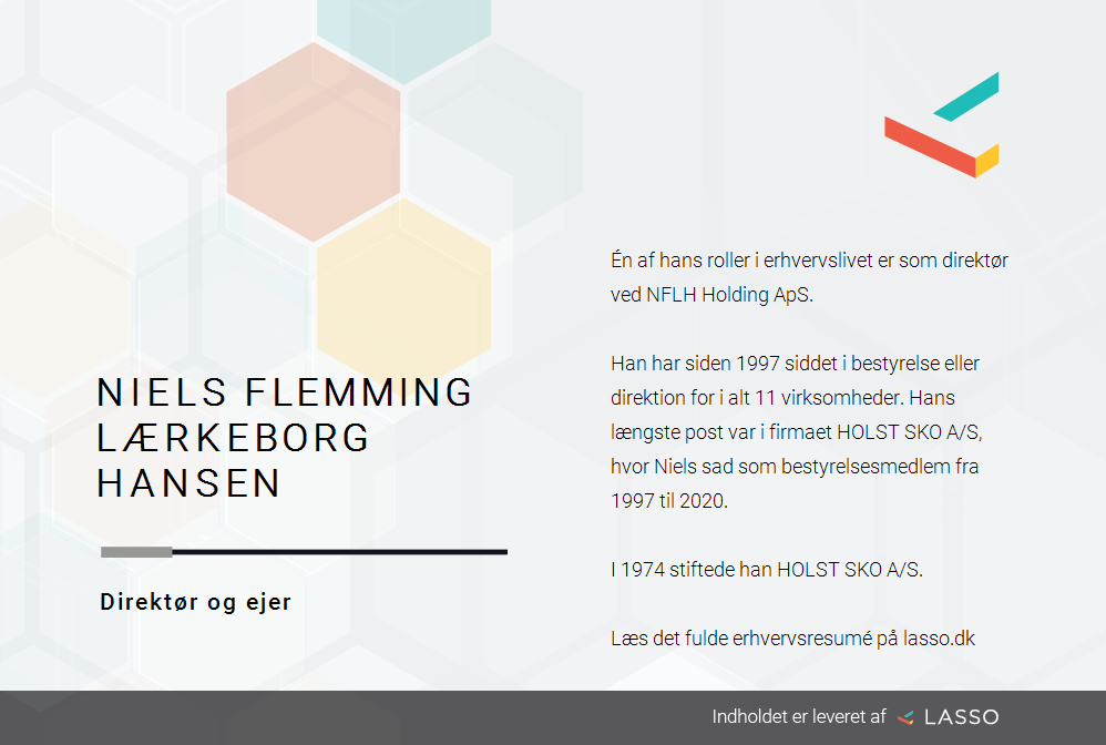 ved siden af overflade frugter Niels Flemming Lærkeborg Hansen - Roller i dansk erhvervsliv