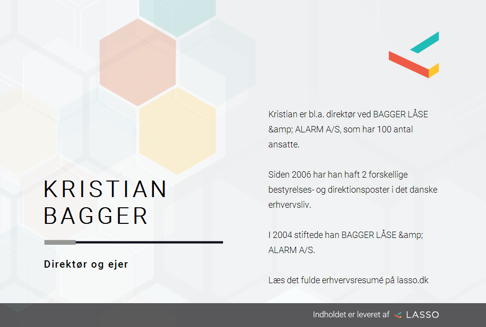 Kristian Bagger - dansk erhvervsliv