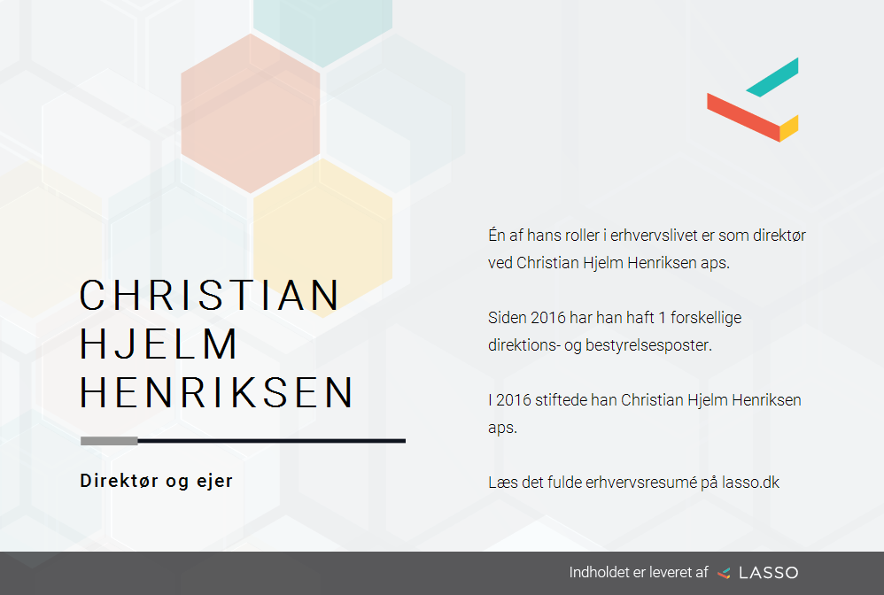 Christian - Roller i dansk erhvervsliv